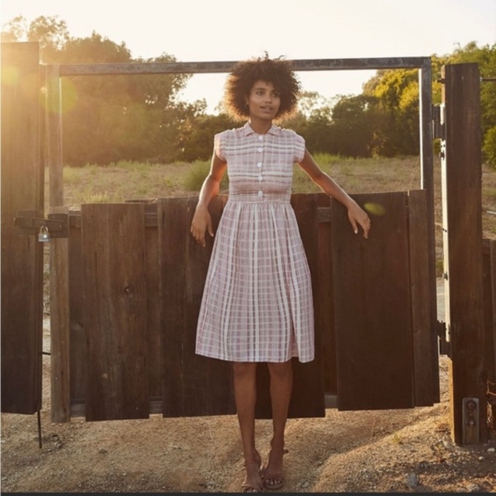 Christy Dawn Piper Dress in color Guava